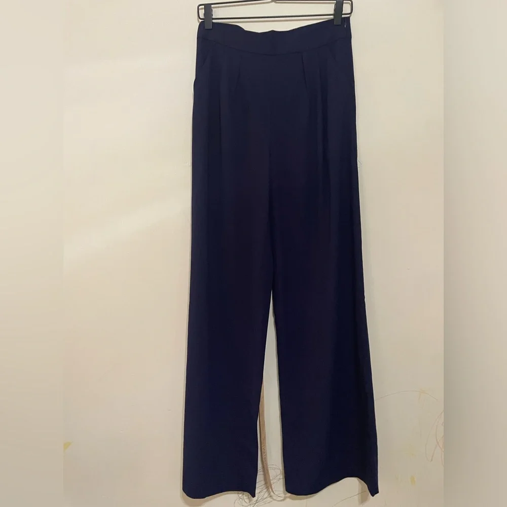 Vailed collection Navy Blue Long Sleeve pants set - Picture 4 of 5